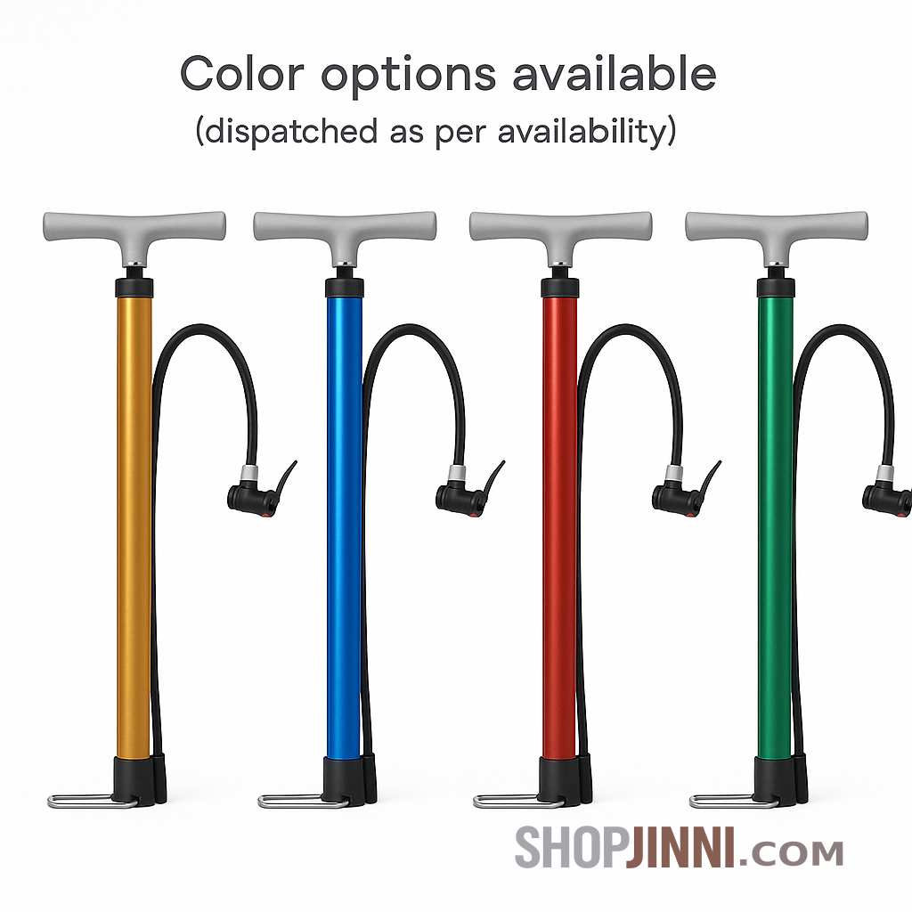 Manual Multipurpose Air Pump – Dual Nozzle | For Cycles, Bikes, Balls & More